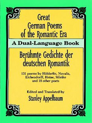 cover image of Great German Poems of the Romantic Era